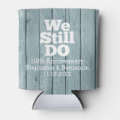 我々はまだ行う – 木カスタムの記念日の素朴恩恵 缶クーラー (正面)