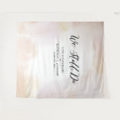 我々はまだ行う |水彩結婚記念日 タペストリー (正面(横))