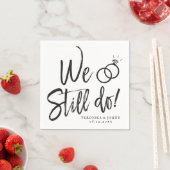 我々はまだ行う | 記念日パーティースクリプトレタリング スタンダードカクテルナプキン (インサイチュ)