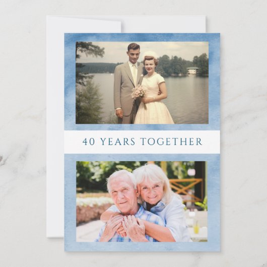 我々はまだ記念撮影招待状 招待状 (裏面)