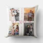 我々はまだ誓いの写真コラージュを更新する クッション (正面)