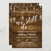 我々はまだ誓いを更新する 招待状 (正面/裏面)