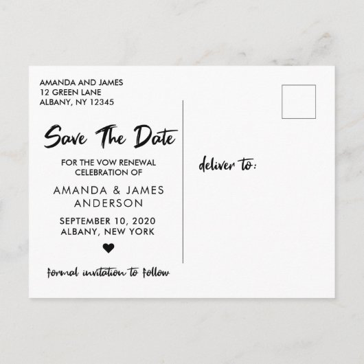 我々はまだ誓い更新日付写真を保存 案内ポストカード (裏面)