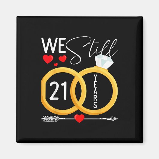 我々はまだ21年結婚した21周年結婚を果たす マグネット (正面)