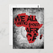 我々はみなア来フリカから ポストカード (正面/裏面)