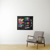 我々はみな人間の手カラフルだ タペストリー (インサイチュ(横))