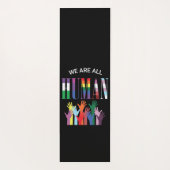 我々はみな人間の手カラフルだ ヨガマット (裏面)