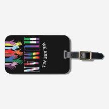 我々はみな人間の手カラフルだ