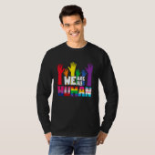 我々はみな人間のLgbtだ Tシャツ (正面フル)