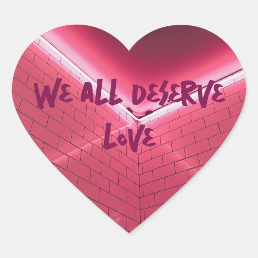 我々はみな愛に値する ハートシール (正面)