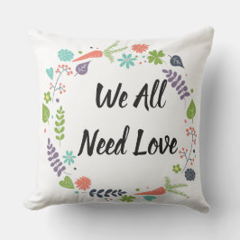 我々はみな愛を必要としている アウトドアクッション