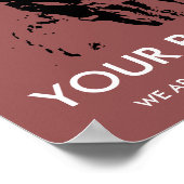 我々はみな移民である:カスタム抗議 ポスター (角)