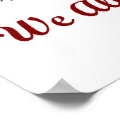 我々はみな鏡のような存在を生きる(ワンダーランド) ポスター (角)