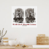 我々はみな鏡のような存在を生きる(ワンダーランド) ポスター (キッチン)