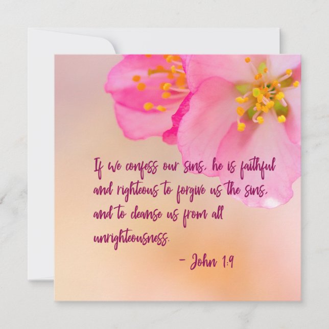 我々はもしキリスト教のフローラを告白す感動的 (正面)