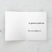 我々はより緑の牧草地に移動した 案内状 (内部)