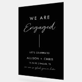 我々はアクリル婚約した婚約パーティ アクリルサイン (傾斜)