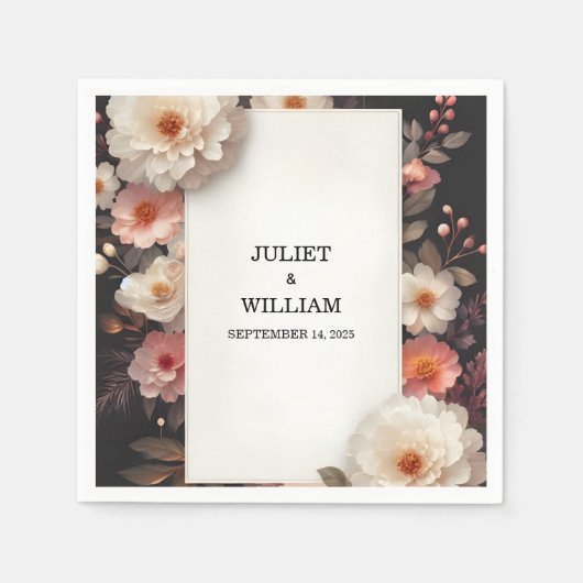 我々はアクリル演劇アジアの濃厚な韓国人結婚を演じる スタンダードカクテルナプキン (正面)