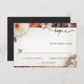 我々はアクリル演劇アジアの濃厚な韓国人結婚を演じる 出欠カード (正面/裏面)