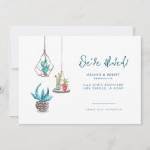 我々はアドレスを変更シックなカスタム移動 案内状 (正面)