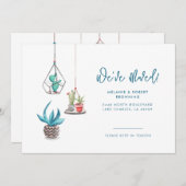 我々はアドレスを変更シックなカスタム移動 案内状 (正面/裏面)