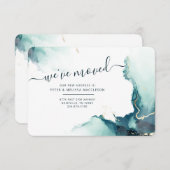 我々はアドレスを移動したアゲートの動く発表 (正面/裏面)