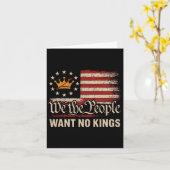 我々はアメリカでは王を望まない カード (黄色い花)