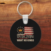 我々はアメリカでは王を望まない キーホルダー (正面)