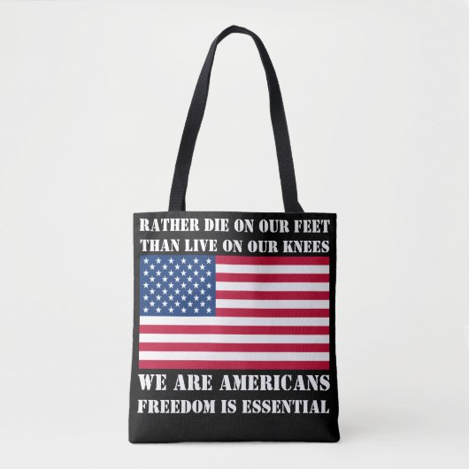 我々はアメリカ人トート トートバッグ (正面)