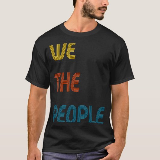 我々はアメリカ独立国民憲法U Tシャツ (正面)