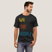 我々はアメリカ独立国民憲法U Tシャツ (正面フル)