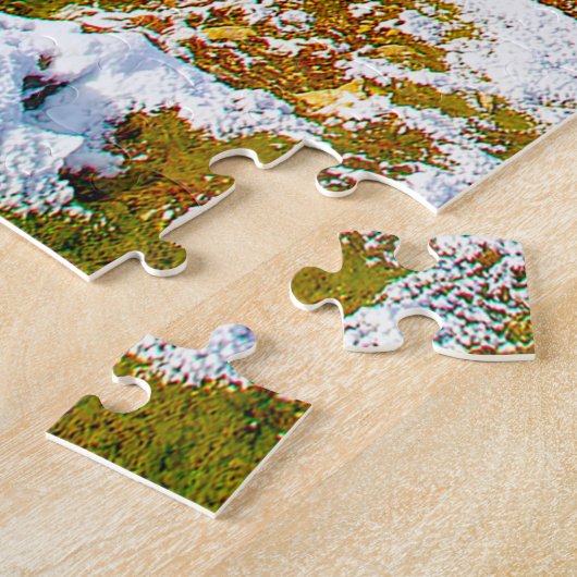 我々はイエローストーン国立公園を愛する ジグソーパズル (側面)