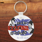 我々はイギリスを借りている キーホルダー (正面)