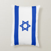 我々はイスラエル・アムイスラエル・チャイ・イスラエル国旗と共に立つ アクセントクッション (裏面(縦))