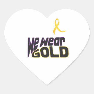 我々はウェア金ゴールド ハートシール