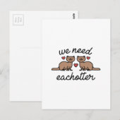 我々はエイコターが必要だ ポストカード (正面/裏面)