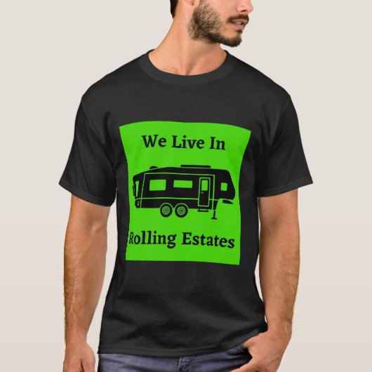 我々はエスティ転がズに住んでいる – 5th Wheel Tシャツ (正面)