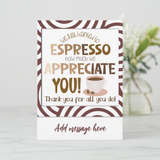 我々はエスプレッソにどれだけ感謝したかっただけだ 招待状 (スタンド正面)