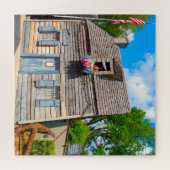 我々はオールドスクールハウスサンオーガスティンが大好き ジグソーパズル (横)