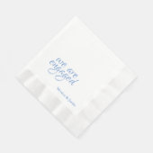 我々はカクテル婚約しただ 縁ありランチョンナプキン (角)