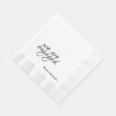 我々はカクテル婚約しただ 縁ありランチョンナプキン (角)