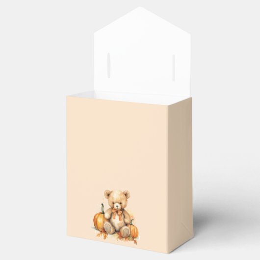 我々はカボチャ赤ちゃんシャワーお願いボックスを待つことができる フェイバーボックス (オープン)