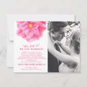 我々はカメリア結婚したピンクの結婚式を行った (正面)