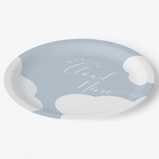 我々はクラウドナインの紙プレート ペーパープレート (アングル)