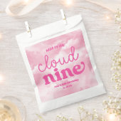 我々はクラウド9ピンク9th第9の誕生日パーティーに参加 フェイバーバッグ (クリップ留めされた状態)