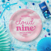 我々はクラウド9ピンク9th第9の誕生日パーティーに参加 ペーパープレート (パーティー)