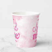 我々はクラウド9ピンク9th第9の誕生日パーティーに参加 紙コップ (左)