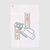 我々はクラブビンだ ゴルフタオル (正面)