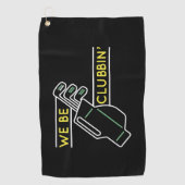 我々はクラブビンだ ゴルフタオル (正面)