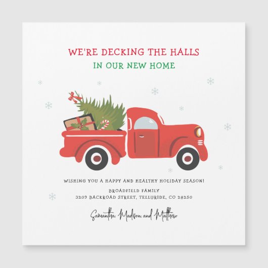 我々はクリスマスの動く発表を動かした (正面)